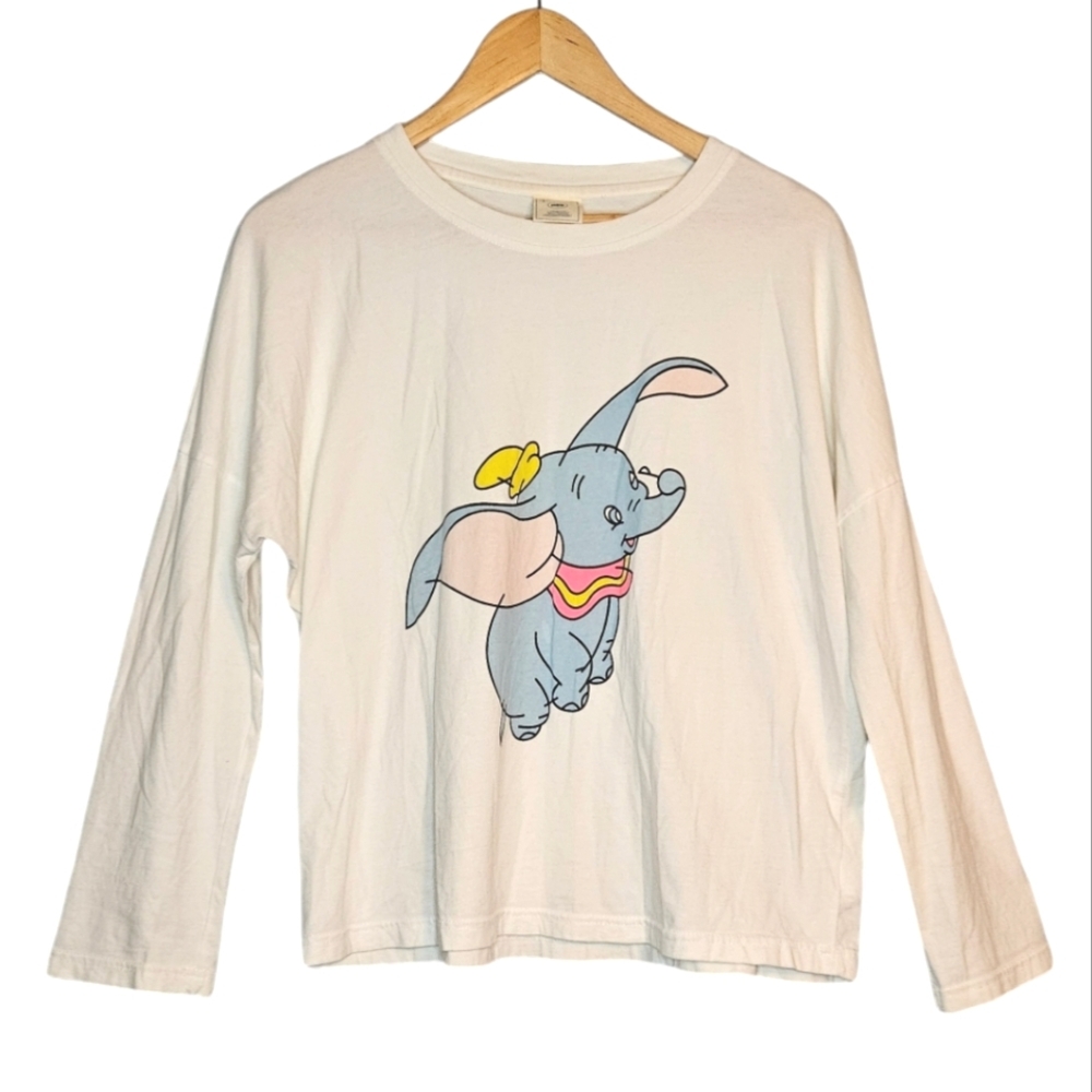 Gelato Pique Dumbo Disney Kimono Sleeve Tee size L (F)